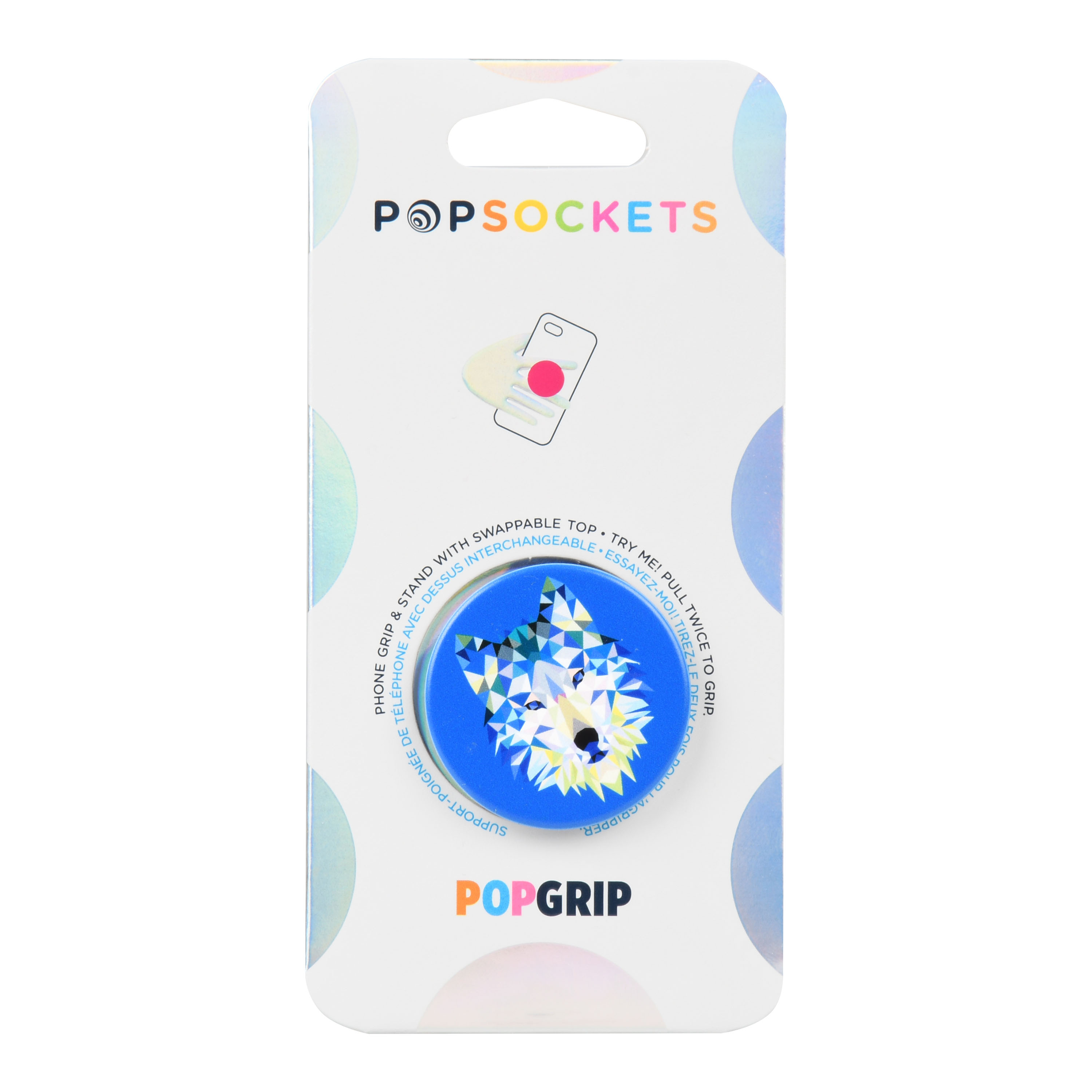 PopSockets Grip Stand Con Modello Acchiappasogni Lupo, Intercambiabile, Adesivo Riutilizzabile, Per Smartphone E Tablet, Supporto E Impugnatura