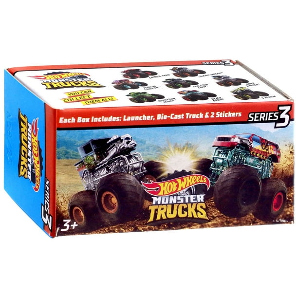 Hot Wheels Series 3 Monster Trucks Mystery Pack - Walmart.com - Walmart.com