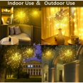 thumbnail image 4 of Cadena de luces para exteriores/interiores JAMW Luces de hadas de fuegos artificiales LED 120 LED 8 modos de control remoto, 4 of 5