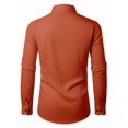 thumbnail image 7 of sogami Men's Stretch Dress Shirts Long Sleeve Business Casual Button Down Shirt Spread Collar, 7 of 7