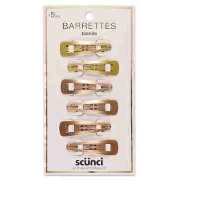 Conair Hair Clip - Conair Scunci Contour Hair Clips Blonde - 6pk