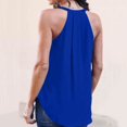 thumbnail image 4 of Blusa sin mangas con cuello en V sólido a la moda para mujer Pompotops  lopia988246, 4 of 5