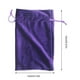 thumbnail image 2 of Velvet Tarot Bag Drawstring Storage Pouch Bag for Playing Cards Jewelry Coins AccessoryPurple, 2 of 2