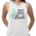 thumbnail image 2 of Nacho Average Bride Women's Muscle Tank Large White, 2 of 5