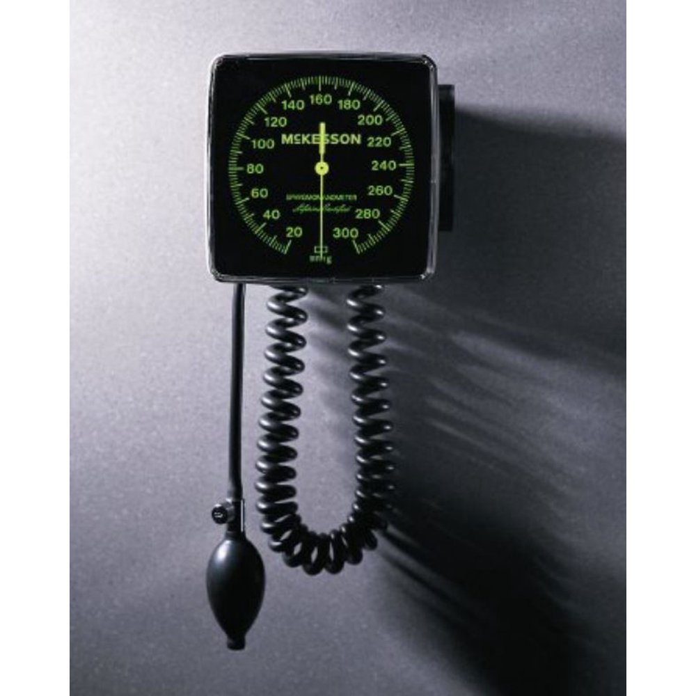 McKesson LUMEON 2Tube Wall Mount Aneroid Sphygmomanometer 01750W