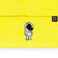 thumbnail image 2 of Dalix Astronaut Embroidered Beanie Warm Winter Space Cadet Knit Hat for Men in Neon Yellow, 2 of 5