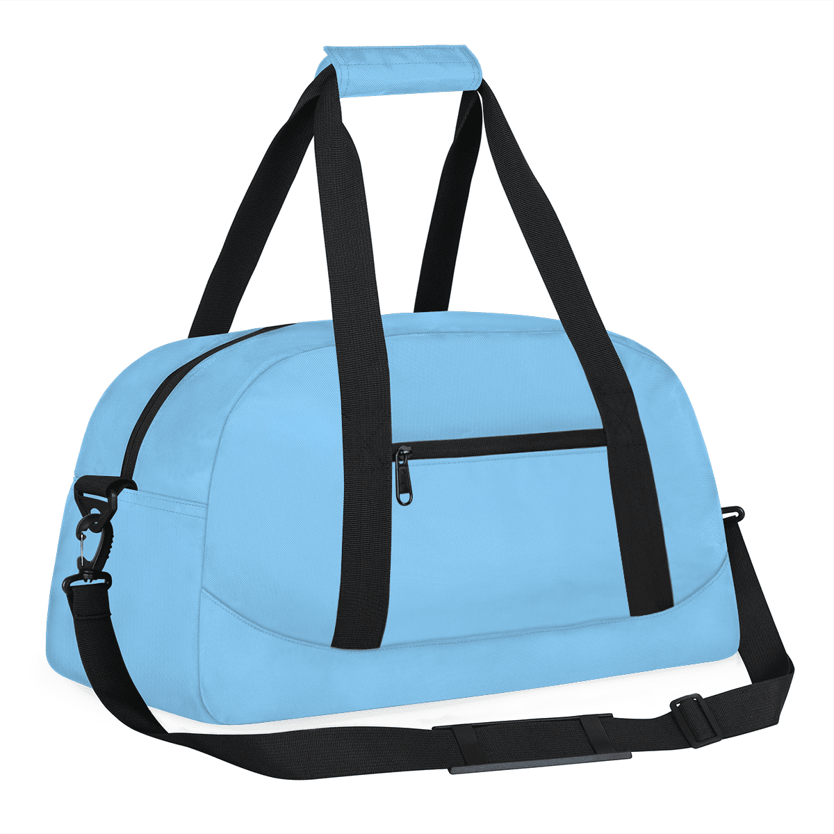 Herdesigns Lightskyblue Sports Duffle Bag for Women & Men, Gym Bag Dance Bag Overnight Bag Carry On Weekender Travel Bag