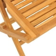 thumbnail image 3 of vidaXL Folding Patio Chairs 4 pcs 18.5"x24.8"x35.4" Solid Wood Teak, 3 of 4