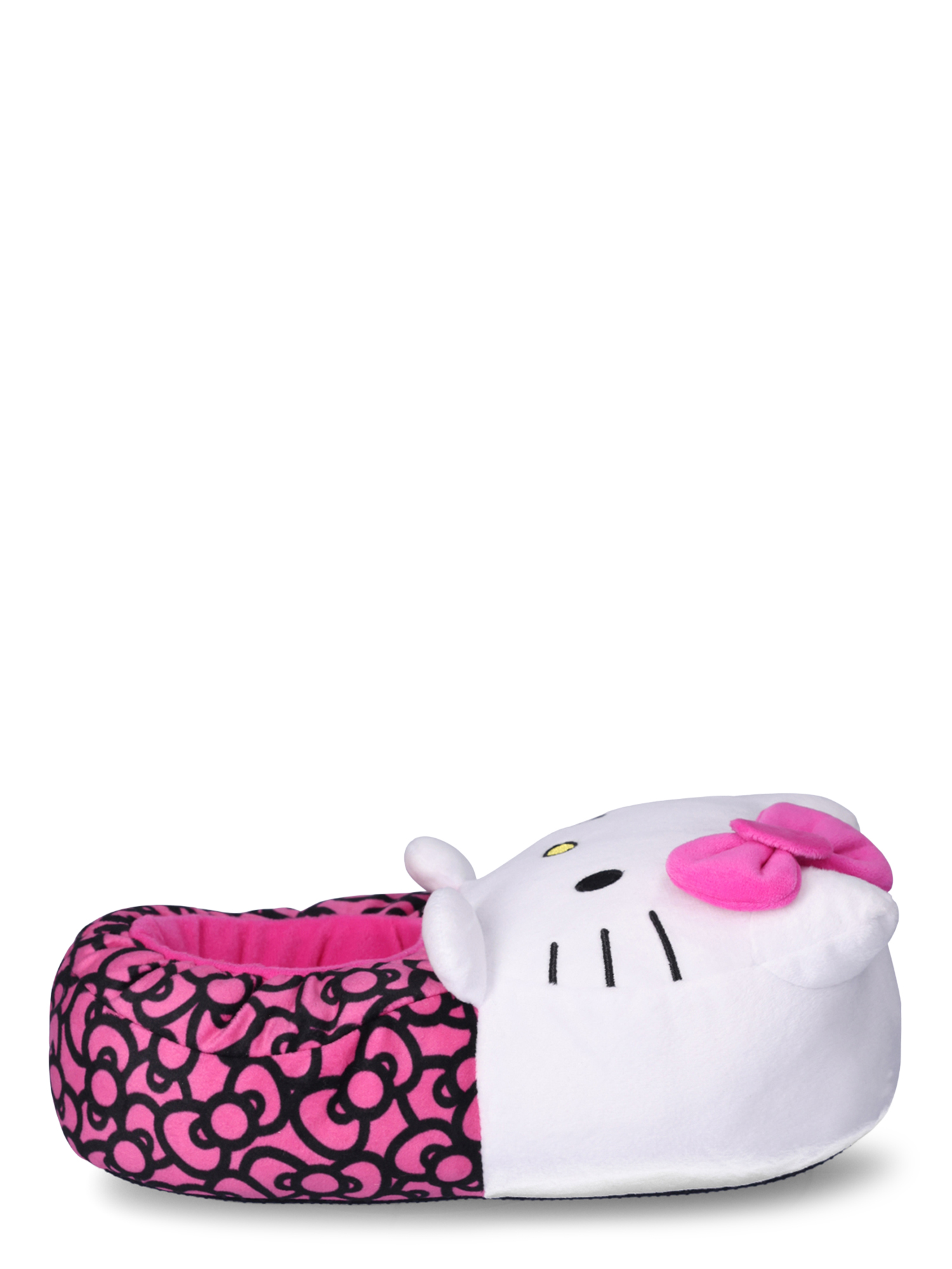 Hello Kitty Women's 3D Character Plush Velour Slippers