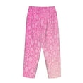 thumbnail image 5 of Disketp Breast Cancer Pink Ribbons Awareness Print Women'S Comfy Pajama Pants Casual Drawstring Palazzo Lounge Wide Leg Pants, 5 of 9