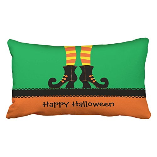 Winhome Vintage Modern Funny Halloween Witch Shoes Personalized