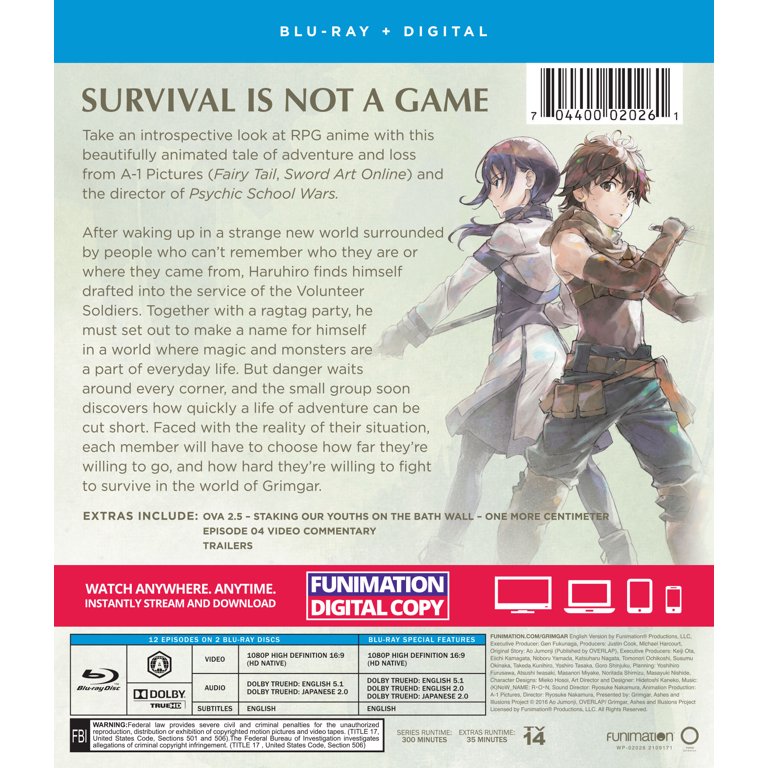 その他 Grimgar Ashes &amp; Illusions: Complete Series [Blu-ray] [Import] Amazon.com: Grimgar, Ashes and Illusions: The Complete