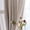 Oat Taupe, variant on Lipa Farmhouse Curtain for Living Room,Semi Blackout Boho Curtains,Rod Pocket,1 Panel,52"Wx84"L,White