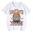 thumbnail image 4 of Unisex Personalized Easter Print T Shirt White 6Y-7Y, 4 of 4