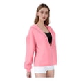 thumbnail image 2 of Sudadera Mujer Casual Moda Con Capucha Color Sólido Chamarra, 2 of 6