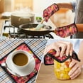 thumbnail image 4 of Golden Retriever Hawaiian Kitchen Oven Mitt and Pot Holder Sets 4 Pcs for Baking, Cooking and Grilling, Heat Resistant Up To 392 °F, 4 of 7