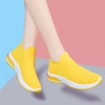 thumbnail image 1 of Zapatos informales transpirables de malla de primavera con cordones, zapatos deportivos de punto volador para mujer Wmkox8yii  shalkjhdk1117, 1 of 1