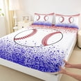 thumbnail image 3 of Castle Fairy Kids Teens Sport Baseball Full Size Sheets,Graffiti Splash Bed Sheets, 3 of 7