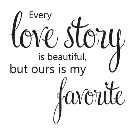 Pvc Love Story Letter Word Removable Diy Wall Decoration Art Sticker Decal Cm Pvc Love Story Letter Word Removable Diy Wall Decoration Art Sticker Decal Cm