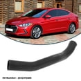 thumbnail image 3 of Manguera del radiador Unique Bargains Manguera de calefacción del radiador Manguera de salida del radiador No. 25414F2000 para Hyundai Elantra 2015-2020 Goma Uppipe Negra 1 Pc, 3 of 6