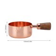 thumbnail image 4 of Sauce Pan Wooden Handle Rose Gold Stainless Steel Sauce Pot for Cooking Kitchen Ware, 4 of 8