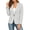 White, variant on longantii Women's Basic Blazers Fashion Long Sleeve Turn Down Collar Blazer Jackets Regular Fit Formal Work Suit Single Button Tunic Wear with Pockets Brown 2XL