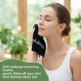 thumbnail image 3 of BlinkLLX 10 Pack Makeup Towels Black Makeup Washcloths for Face Microfiber Remover Cloth 13x13 Inch Quick Dry Face Towels for Cleansing Hand, 3 of 6