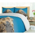 thumbnail image 5 of Ambesonne Nature Duvet Cover Set, Himalaya Mountains, 2-Calking, Blue Brown, 5 of 7