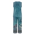 thumbnail image 5 of Nmmued Pants Sets Women 2 Piece Outfits, Summer Sets for Women, Loose Fitting Tank Tops for Women, Wide Leg Pants Woman, Travel Outfits for Women, Blue L, 5 of 5