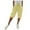 Yellow, variant on frariair Breathable Women's Linen Blend Shorts Pull On Elastic Waist Loose Fit Casual Summer Streetwear Shorts Army Green