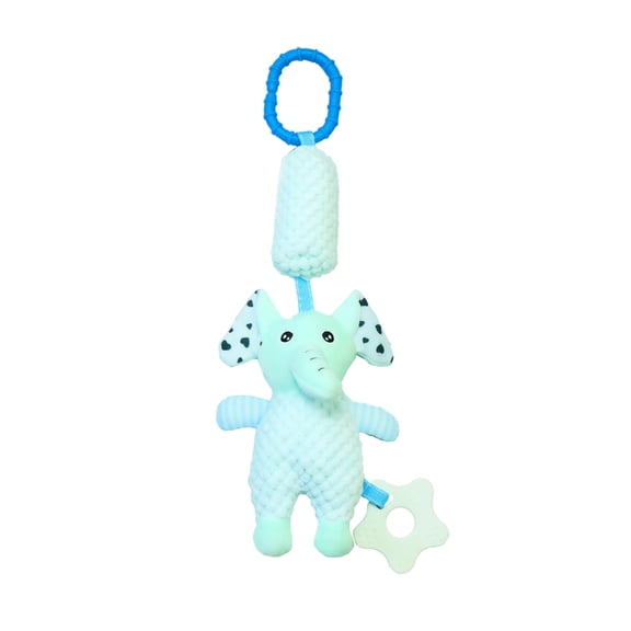 Kiddiway Baby Rattle Toy for Stroller - with Teether and Wind Bell, Hanging Play for Infant Boys Girls, Car Seat Crib Attachable