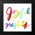 thumbnail image 2 of SD Graphics Studio 12x12 Black Modern Framed Museum Art Print Titled - Joyful nights, 2 of 5