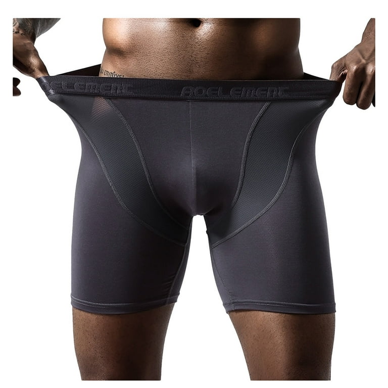 Pimfylm Cotton Underwear For Men High Waist Mens Briefs Underwear Comfort  Male Underwear for Gym Sport Grey 5X-Large 