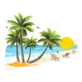 thumbnail image 3 of Adhesivos de pared Summer Beach Island, PVC, autoadhesivos, 39 x 90 cm, 3 of 4