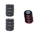 thumbnail image 4 of Kenally Bolsa de almacenamiento de neumáticos portátil a prueba de polvo con rueda Ajustable de tela Oxford para neumáticos de coche Vehículos, repuestos y accesorios Mis signo rojo banda negra L, 4 of 6