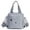 Gray, variant on Small Tote Crossbody Bags for Women Nylon Multi-Pocket Shoulder Handbag Top Handle Satchels Purse Lightweight Messenger Bags with Zipper for Travel Work, Khaki