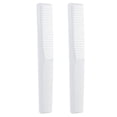 thumbnail image 1 of Peinetas de peluquería de plástico antiestático 5pcs peines de pelo de diente para herramientas de cuidado del cabello de salón y hotel (blanco), 1 of 8