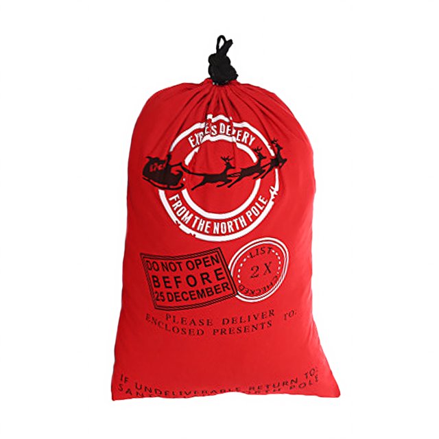 Aspire 12 PCS Large Christmas Giant Drawstring Bags, Reusable Canvas Gift Bags Storage, Christmas Decorations