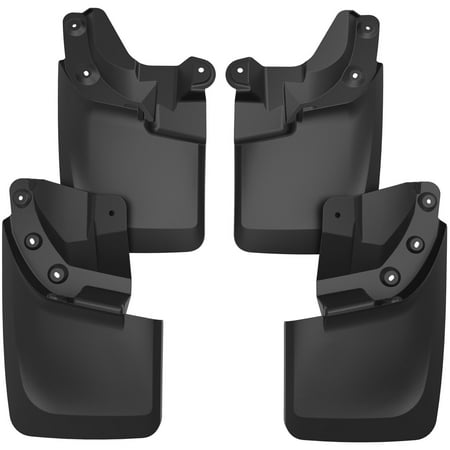 Toyota Tacoma Mud Flaps - OEDRO Upgraded Front Rear Mud Flaps Compatible with 2016-2019 Toyota Tacoma Heavy Duty Pickup Splash Mud Guards Full 4pcs Set (with OEM Fender Flares Only)