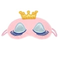 thumbnail image 1 of Cubierta de ojo antifaz para dormir antifaz para dormir siesta antifaz para siesta antifaz de dibujos animados corona linda pestañas largas bella durmiente cubierta de ojo antifaz ANGGREK Otros, 1 of 8
