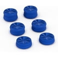 thumbnail image 6 of PlayVital 3 Height Hurricane Thumbs Cushion Caps Thumb Grips for ps5, for ps4, Thumbstick Grip Cover for Xbox Core Wireless Controller, Thumb Grips for Xbox One, Elite Series 2, for Switch Pro - Blue, 6 of 8