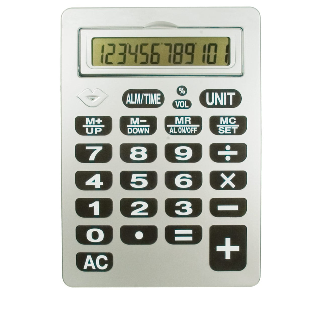 Jumbo Shop Office Desktop Calculator 8 Dig Large Button School Solar Battery 