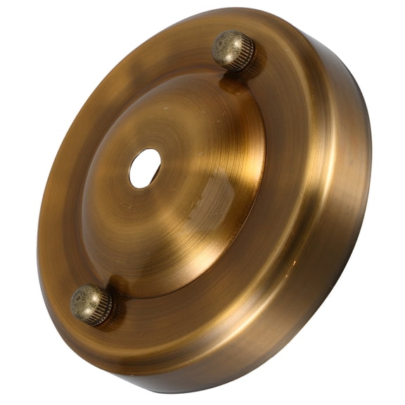 Hemoton 1 Set Iron Pendant Light Base For Dining Room Decorative Pendant Light Ceiling Canopy Chandelier Mounting Kit Ceiling Plate For Light Fixture