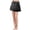 Black, variant on Women's Solid Skirt Base Versatile Penetration A-Line Casual Wear for Daily Outfits