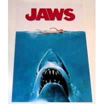JAWS Film Steven Spielberg 1975 Theatrical USA / International Poster - 50th Anniversary  19"x13"