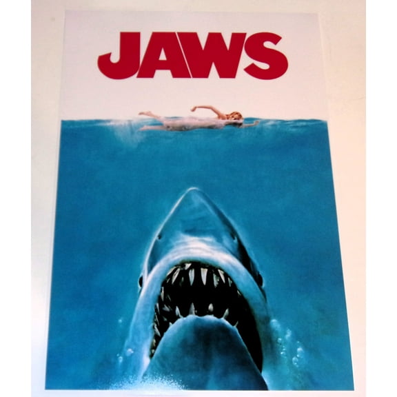 JAWS Film Steven Spielberg 1975 Theatrical USA / International Poster - 50th Anniversary  19"x13"