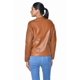 thumbnail image 3 of Chaqueta Moto de Cuero con Zíper Cruzada (Mujer), 3 of 5