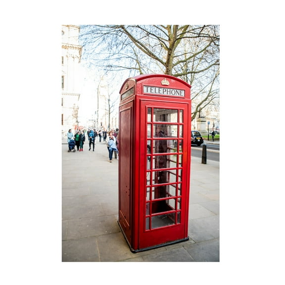 Canvas Wall Art - Allison Burton 'London2022' Wall Art for Living Room, Bedroom, or Office Décor by Trademark Fine Art - 12 x 19 Inches