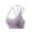 Gray, variant on CFLVAEK Women Cami Bra with Slit Strappy Moisture Wicking Gym Sports Bras Stretch High Support Backless Bra Wireless Medium Impact Yoga Bralettes