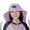 Purple, variant on Toddler Kids Solar Fan Hat With Wide Brim For Sun Lightweight Cap For Outdoor Activities Adjustable Breathable Design For Boys Girls Ages 3 12 Baby Leisure Dailywear, One Size
